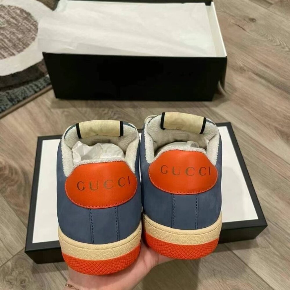NIB Authentic Gucci Screener 'Blue Orange' - Picture 3 of 6